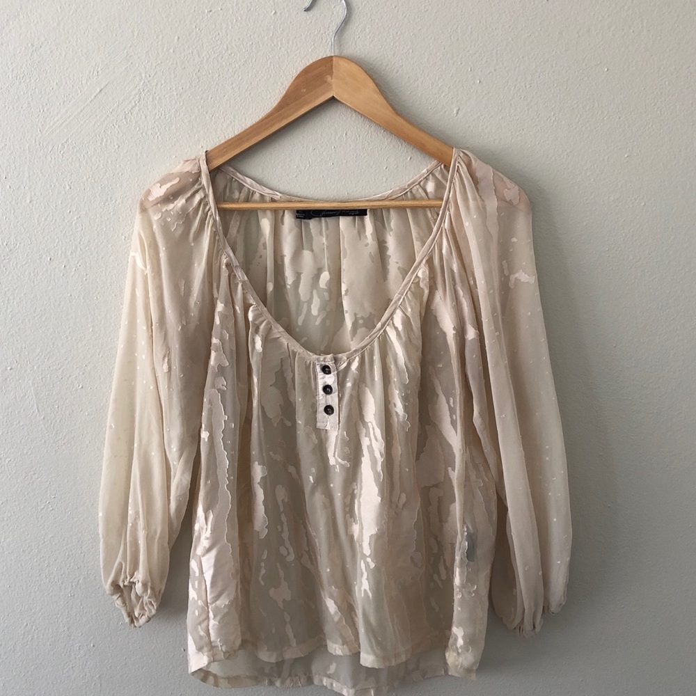 Patterson J Kincaid flowy blouse